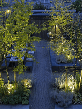 In-Lite SCOPE voorbeeld in tuin
