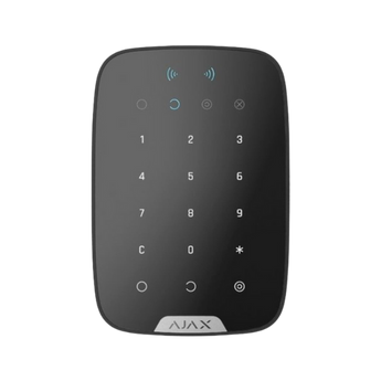 Ajax keypad met NFC in het zwart.