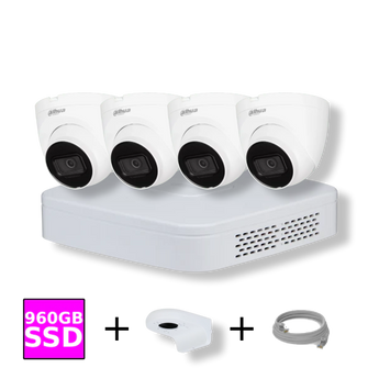 Dahua Camera set met 4 Camera's