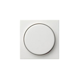 Gira Centraalplaat Dimmerknop – Systeem 55 Zuiver Wit Glanzend (065003) – stijlvolle en functionele dimmerknop voor moderne interieurs.
