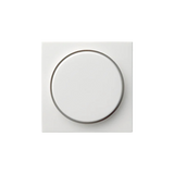 Gira Centraalplaat Dimmerknop – Systeem 55 Zuiver Wit Mat (065027) – elegante en functionele dimmerknop voor diverse interieurstijlen.