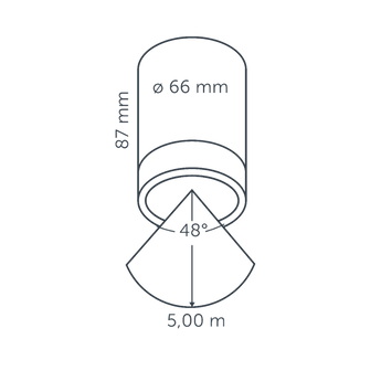 In-Lite SCOPE CEILING afmetingen