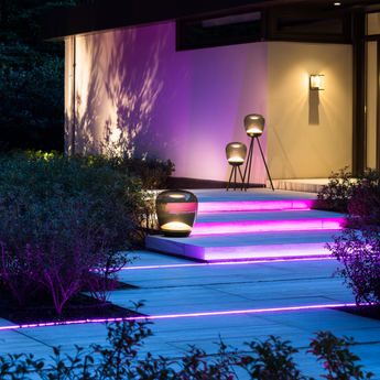 slimme RGB tuinverlichting buiten