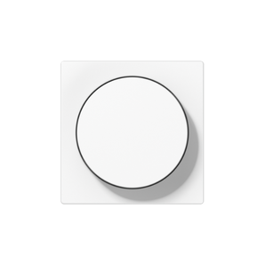 JUNG Afdekking voor Draaidimmer – AS/A Range Alpin Wit (A1740WW) – stijlvolle en duurzame afdekking voor moderne interieurs.