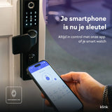 Installatie van Klink Smart One RVS slim slot met vingerafdrukscanner
