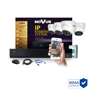 Novus NOVUSBOX6-2V2 cameraset met recorder en camera’s