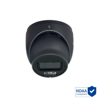 Novus IP camera met PoE en geluidsopname zwart