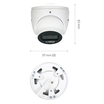 IP camera afmetingen