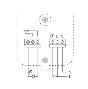 Plejd LED-75 Aansluitschema