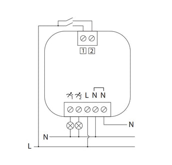 Plejd DIM-02 Aansluitschema