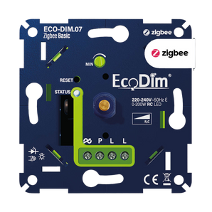 ECO-DIM.07 Zigbee Basic LED Dimmer – Slimme Druk/Draai Dimmer