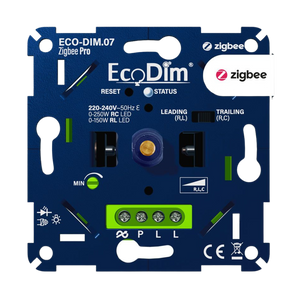 ECO-DIM.07 Zigbee Pro – Slimme LED dimmer met druk/draaiknop