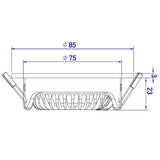 Inbouwdiepte EcoDim ED-10079 en ED-10080.