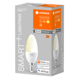 Bediening van LEDVANCE SMART+ WiFi Mini Candle Dimmable E14 via smartphone-app