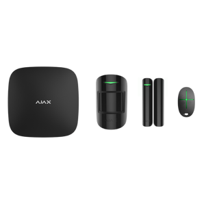 Complete Ajax Starterkit Zwart met hub en sensoren