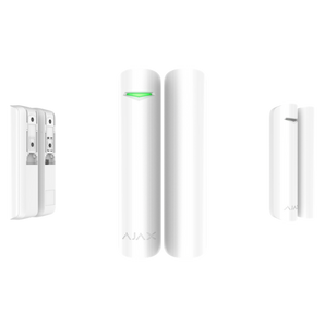 Ajax DoorProtect – Draadloos magneetcontact voor deuren en ramen in het wit.