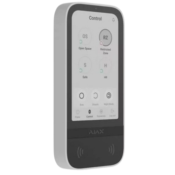 Draadloze bediening van het Ajax-alarmsysteem via touchscreen