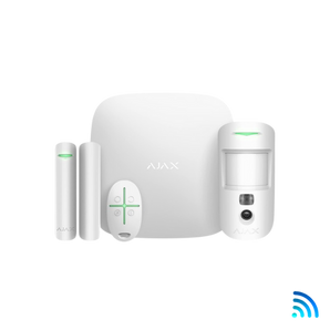 Complete beveiliging met WiFi en LTE van de Ajax StarterKit Cam Plus