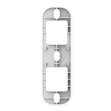 Witte hoekbeugel voor Dahua WiFi deurbel.