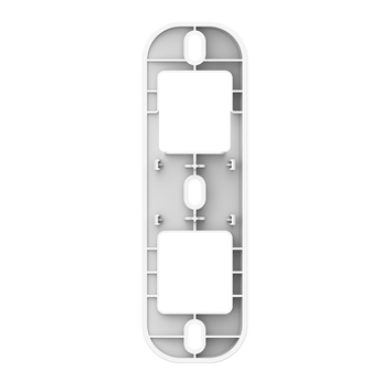 Witte hoekbeugel voor Dahua WiFi deurbel.