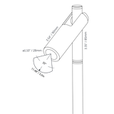 In-Lite AIM LIGHT HEAD afmetingen