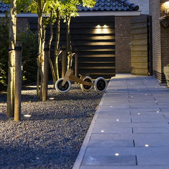 compacte grondspot voor tuinpad