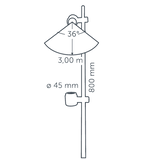 In-Lite MINI SCOPE DUO tuinspot afmetingen