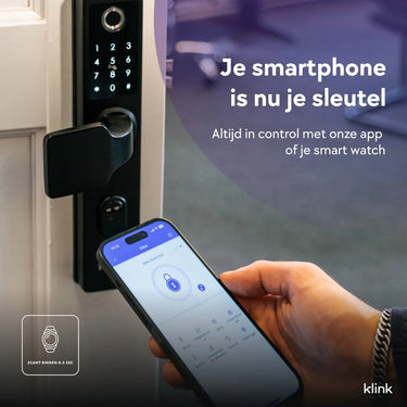  Installatie van Klink Smart One RVS slim slot met vingerafdrukscanner