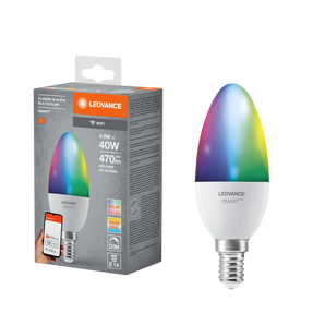 edvance Smart+ WiFi Multicolor LED Candle E14 met RGBW verlichting