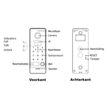 Installatie van Novus NVE-EPV101KPWIFI deurbel