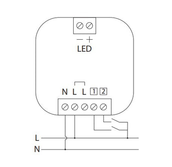 Plejd LED-10 Aansluitschema