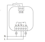 Plejd REL-02 Aansluitschema