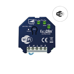 EcoDim WiFi LED Dimmer Module - Slimme 250W Dimmer voor LED-verlichting.