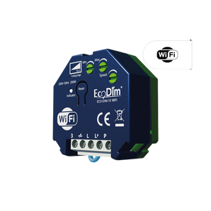 EcoDim WiFi LED Dimmer compatibel met Tuya Smart, Google Home en Alexa.