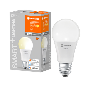 Ledvance Smart+ WiFi Classic LED Lamp E27 - 9W met dimbare verlichting